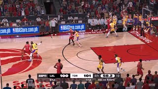 NBA 2K25 Gameday Mode  LAKERS vs RAPTORS FULL GAME HIGHLIGHTS [upl. by Alexandria]