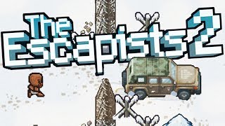 STEALING a SOVIET JEEP and Escaping Fort Tundra  The Escapists 2 Gameplay [upl. by Elehcir]