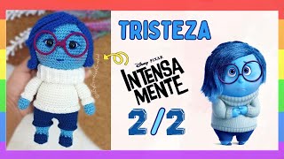 TRISTEZA Intensamente AMIGURUMI  PARTE 22 🥰💕 Tutorial tejido a crochet [upl. by Lucania]