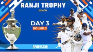 PUN vs UP Thrilling Showdown in Ranji Elite 39th Match  Day 3 Session 1 Highlight [upl. by Jessalyn]