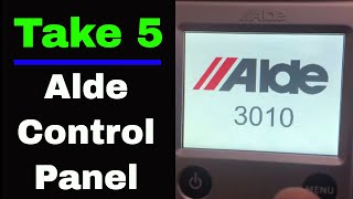 Take 5 Adle HeaterWater Heater Control Panel in a NuCamp Tab 400 [upl. by Kistner]