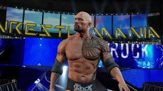 The Rock vs John Cena Wrestlemania 28 recreation [upl. by Sheppard]