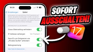 Diese iOS 17 Einstellungen SOFORT abschalten ❌ [upl. by Suirauqram]