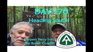 Day 170 Now back in West VirginiaVirginia Harpers Ferry the Rollercoaster 2024 AT Thru Hike [upl. by Akfir]