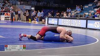 184lbs Dylan Fishback NC State vs Conor Becker Duke [upl. by Hamel25]