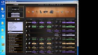 POD HD Edit Software and Customtonecom [upl. by Grimona]