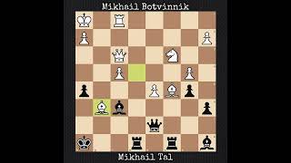 Mikhail Botvinnik vs Mikhail Tal  World Championship Match 1961 [upl. by Eillom611]