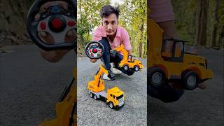 Rc Remote Control two ￼￼Excavator ￼Crane amp Jcb unboxing 🔥 [upl. by Turley]