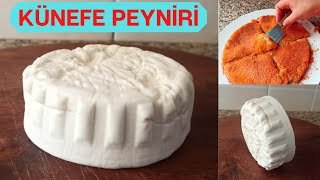 EVDE KOLAY ŞEKİLDE TUZSUZ KÜNEFE PEYNİRİ✅Evde Künefe Peyniri Nasıl Yapılır 2✅ 💯 [upl. by Ahser689]