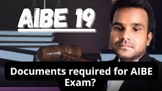 Documents Required for AIBE Exam  Tulsi Ram Singh [upl. by Nosneh]