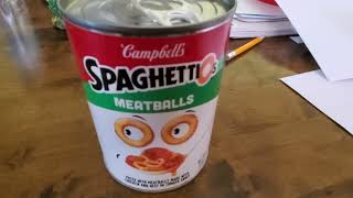 Campbells spaghettios and meatballs [upl. by Bocock]