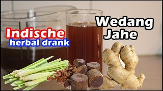 WEDANG JAHE ampuh melawan MASUK ANGIN  Indische herbal drank tegen verkoudheid  Dapurnya Mevrouw [upl. by Isdnil]