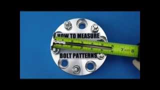 How to measure a 5 lug wheel bolt pattern [upl. by Marlin]