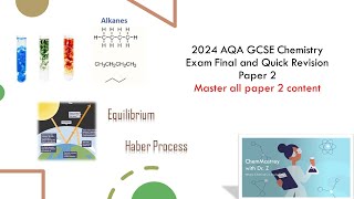 All Paper 2 AQA GCSE Chemistry Exam Topics in 1 hour [upl. by Aisanahta]