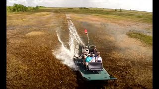 Florida Everglades Airboat Adventure  An Aerial View amp Alligators mating call [upl. by Akcinehs159]