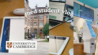 med student vlog at cambridge 💻  essays supervisions medsoc events [upl. by Ennaylloh965]