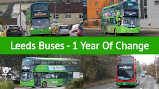 Buses In Leeds City Centre  How Its Changed  20202021  With Commentary [upl. by Evilo763]