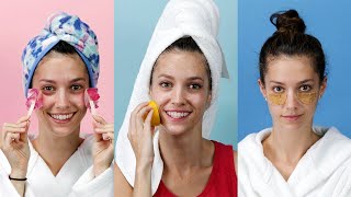 4 Super Easy DIY Edible Face Masks [upl. by Gilberta95]