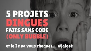 5 projets DINGUES faits en NoCode  Refaire Zelda sur Bubble [upl. by Katheryn909]