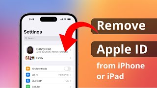 How to Remove Apple ID from iPhone without Password  iOS 171615 Supported [upl. by Nerrawed286]