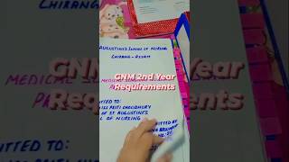 GNM 2nd years Requirement 🤩😲Finally completedyoutubeshorts nursingstudent nursingstudentlife [upl. by Pascia]