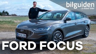 Fornyet FAMILIEHIT Ford Focus stationcar facelift 2022  bilguiden tester [upl. by Asilem]