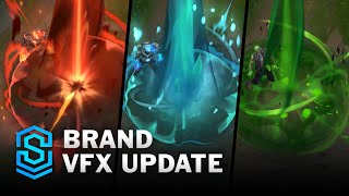 Brand Visual Effect Update Comparison  All Affected Skins  League Of Legends  Visual Rework [upl. by Minda764]