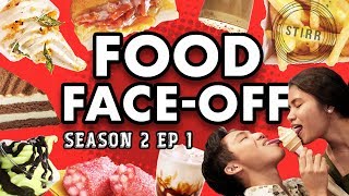 Food FaceOff S2E1 Salted Egg Yolk Loaded Fries Vegetarian Bak Kwa Eggwich amp more [upl. by Onofredo]