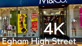 Walk Around High Street Egham Surrey England [upl. by Medor]