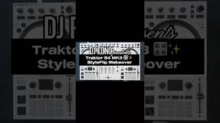 Native Instruments Traktor S4 MK3 StyleFlip Makeover White Vinyl Decal application traktorS4mk3 [upl. by Ailla]