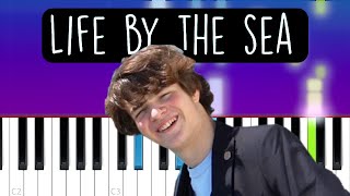 Tubbo  Life By The Sea Piano Tutorial [upl. by Yanarp92]