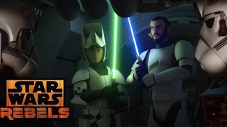 Star Wars Rebels Ezra amp Kanan Escapes Thrawn [upl. by Azyl]