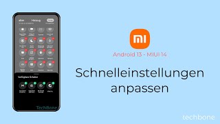 Schnelleinstellungen anpassen  Xiaomi Android 13  MIUI 14 [upl. by Guarino]