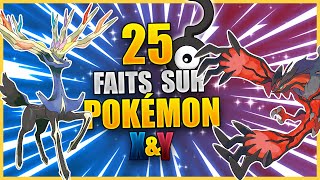 25 Faits Que Vous Ne Saviez Pas  Pokémon X amp Y [upl. by Azirb]