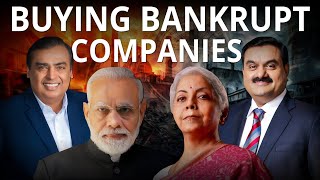 Why Are Mukesh Ambani And Gautam Adani Buying Bankrupt Companies  Mukesh Ambani  Gautam Adani [upl. by Reywas]