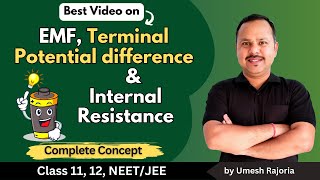 EMF terminal Potential difference and Internal resistance  Current Electricity  12 Physics cbse [upl. by Daisi711]