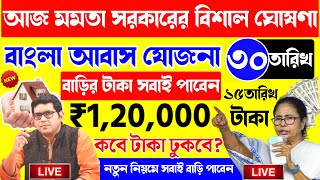 Bangla awas yojanaনাম বাতিল শুরু বাংলা আবাস যোজনা সার্ভেতে  Bangla awas yojana survey list report [upl. by Issie]