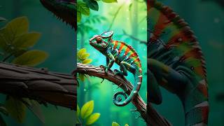 DID YOU KNOW WHY CHAMELEON CHANGE ITS COLOUR shorts animalday facts wildlifefacts [upl. by Neyuq976]