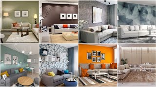 100 Modern Living Room Color Combinations 2024 Wall painting colours ideas [upl. by Elem]