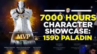 Lost Ark 7000 Hours Character Showcase 1590 Paladin [upl. by Ayirp377]