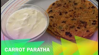 Carrot Paratha  गाजर का पराठा  ગાજર પરાઠા  Mom ki Unique Recipe [upl. by Sidoeht763]