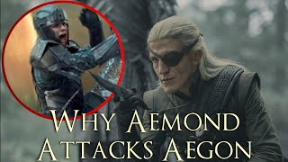 Why Aemond Attacks Aegon House of the Dragon Season 2 Ep4 Explained Aemond Burns Aegon [upl. by Aicats]