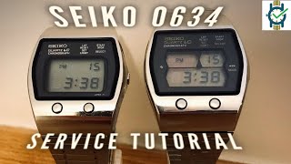 Seiko 0634 Service Tutorial [upl. by Danas]