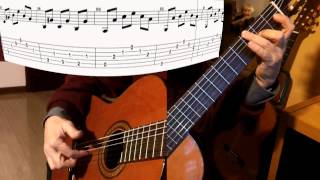 Traditional MALAGUEÑA  study easy for arpeggios sheet music available [upl. by Cartie]