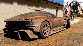 Rebuilding ASTON MARTIN VULCAN AMR PRO 2017  Forza Horizon 5  Thrustmaster T300RS Gameplay [upl. by Held427]