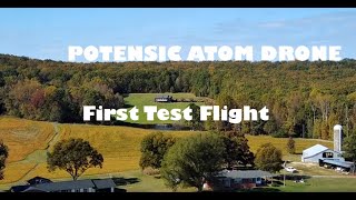 Potensic ATOM Drone  Test Flight [upl. by Anialad98]