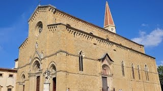 Arezzo Cathedral Arezzo Tuscany Italy Europe [upl. by Ynaffad]