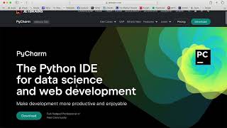 How to Download and Install PyCharm on Mac  Install PyCharm IDE on MacOS [upl. by Leonelle]