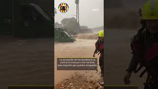 El río Magro se desborda en Utiel Valencia y obliga al Gobierno a activar a la UME [upl. by Feliza89]