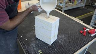 Casting in plaster molds [upl. by Thurstan57]